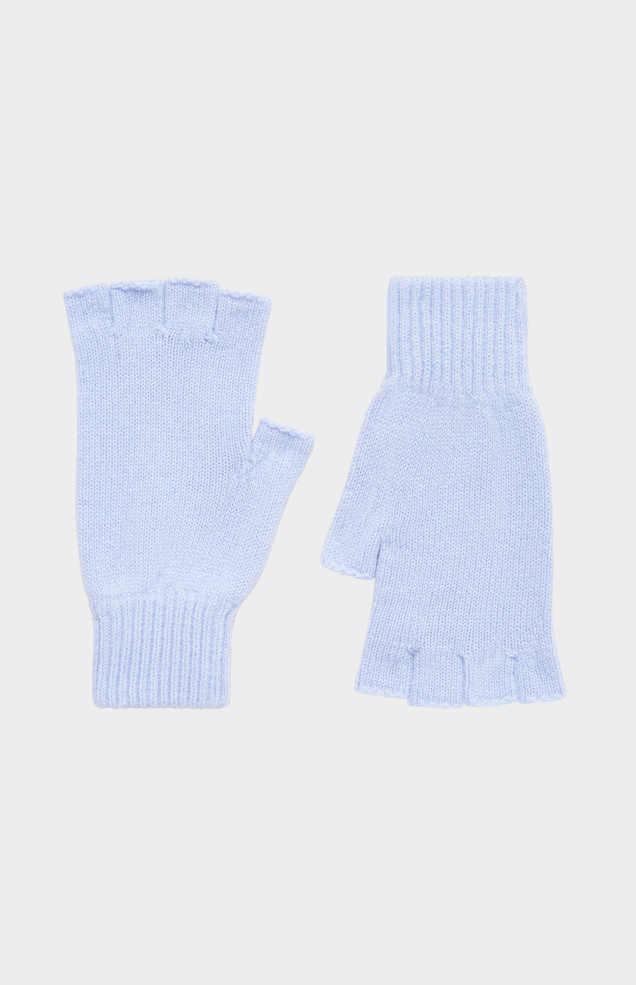 Pringle of Scotland Cosy Cashmere Fingerless Glove In Baby Blue