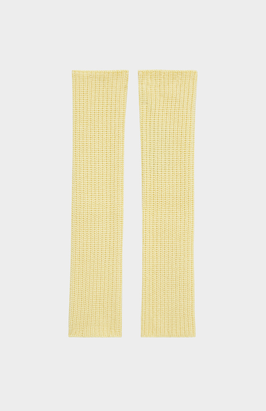 Pringle of Scotland Cosy Cashmere Leg Warmers In Yellow
