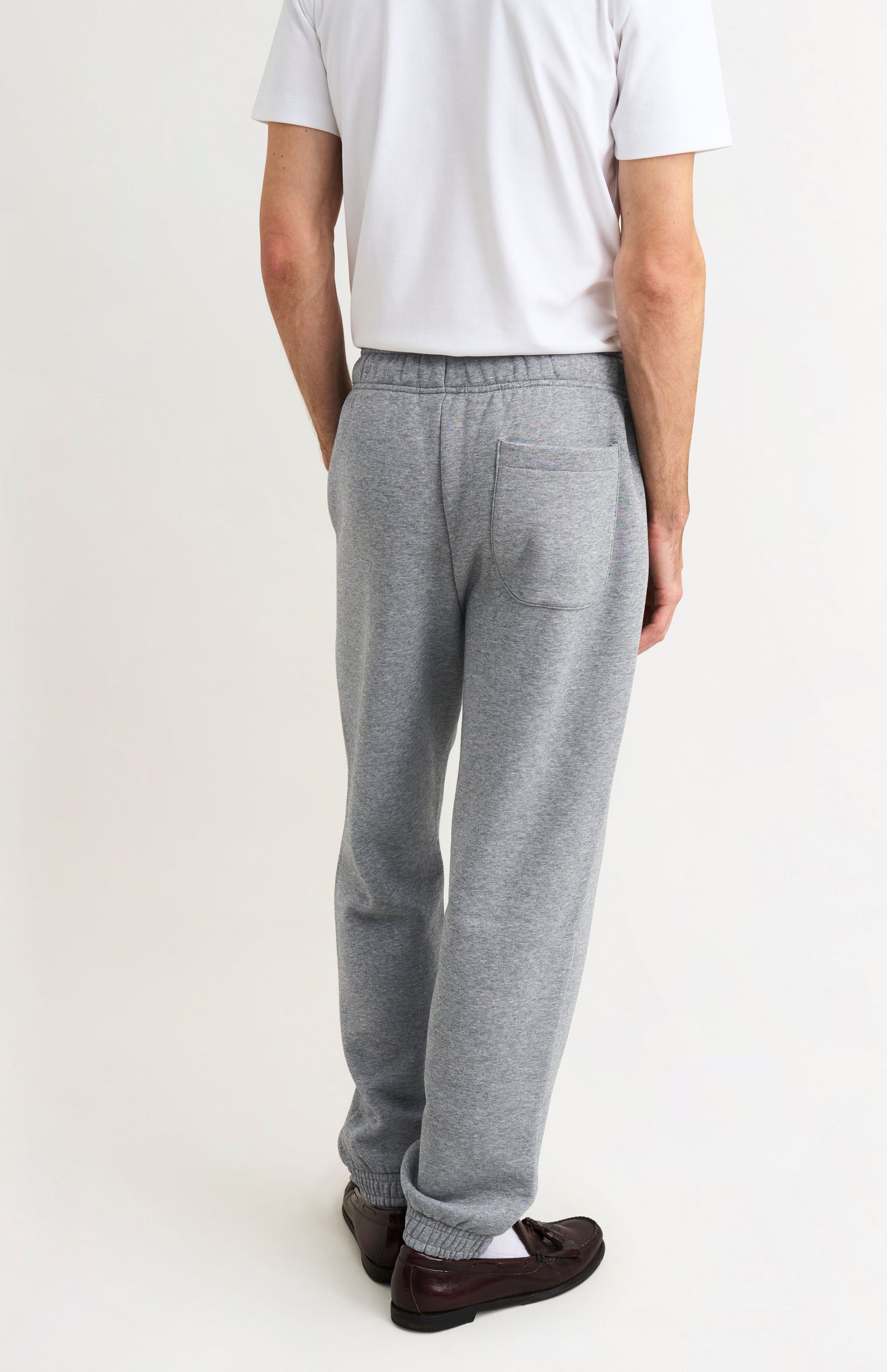 Men's Track Pants In Grey Melange