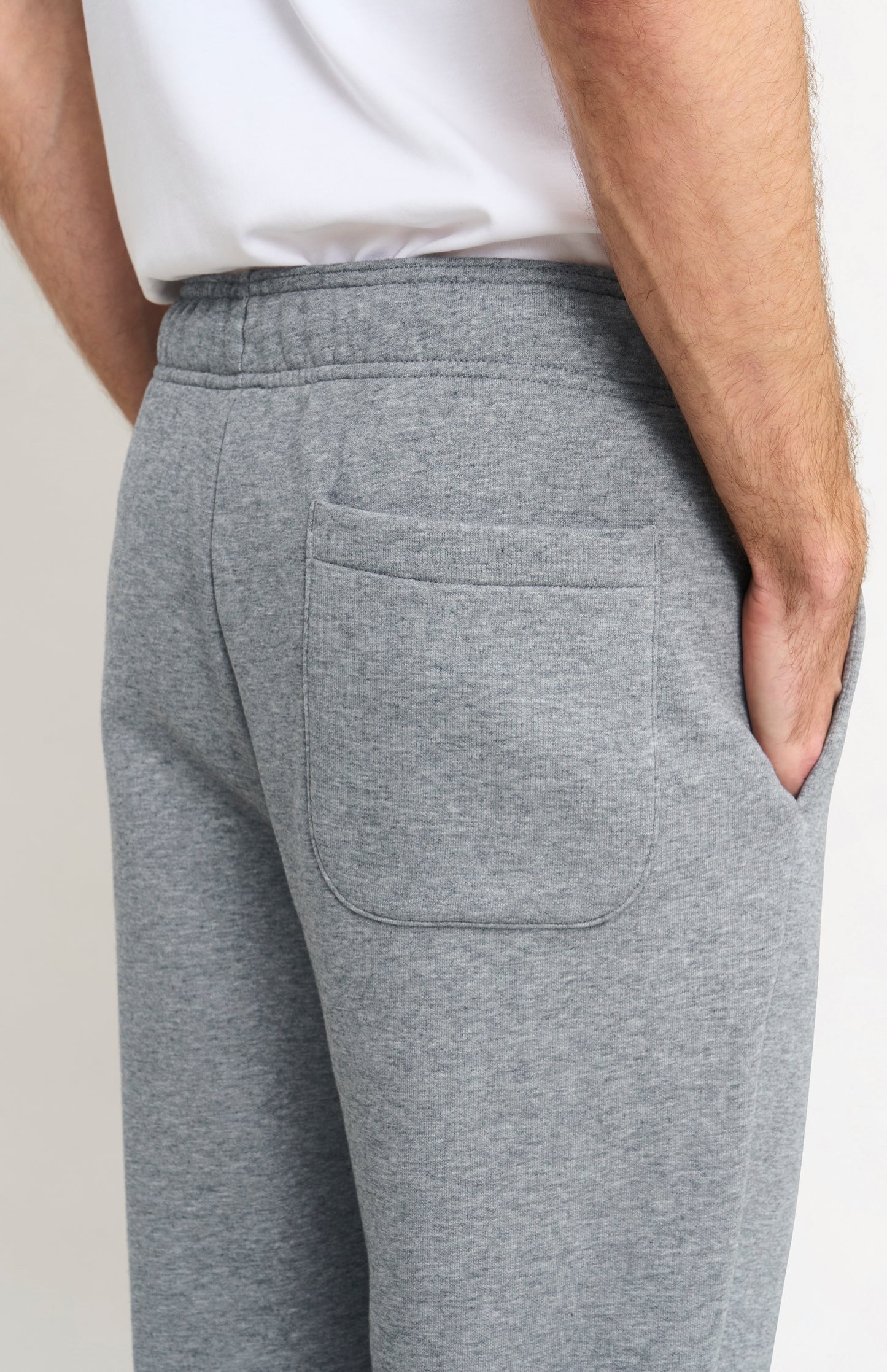 Men's Track Pants In Grey Melange