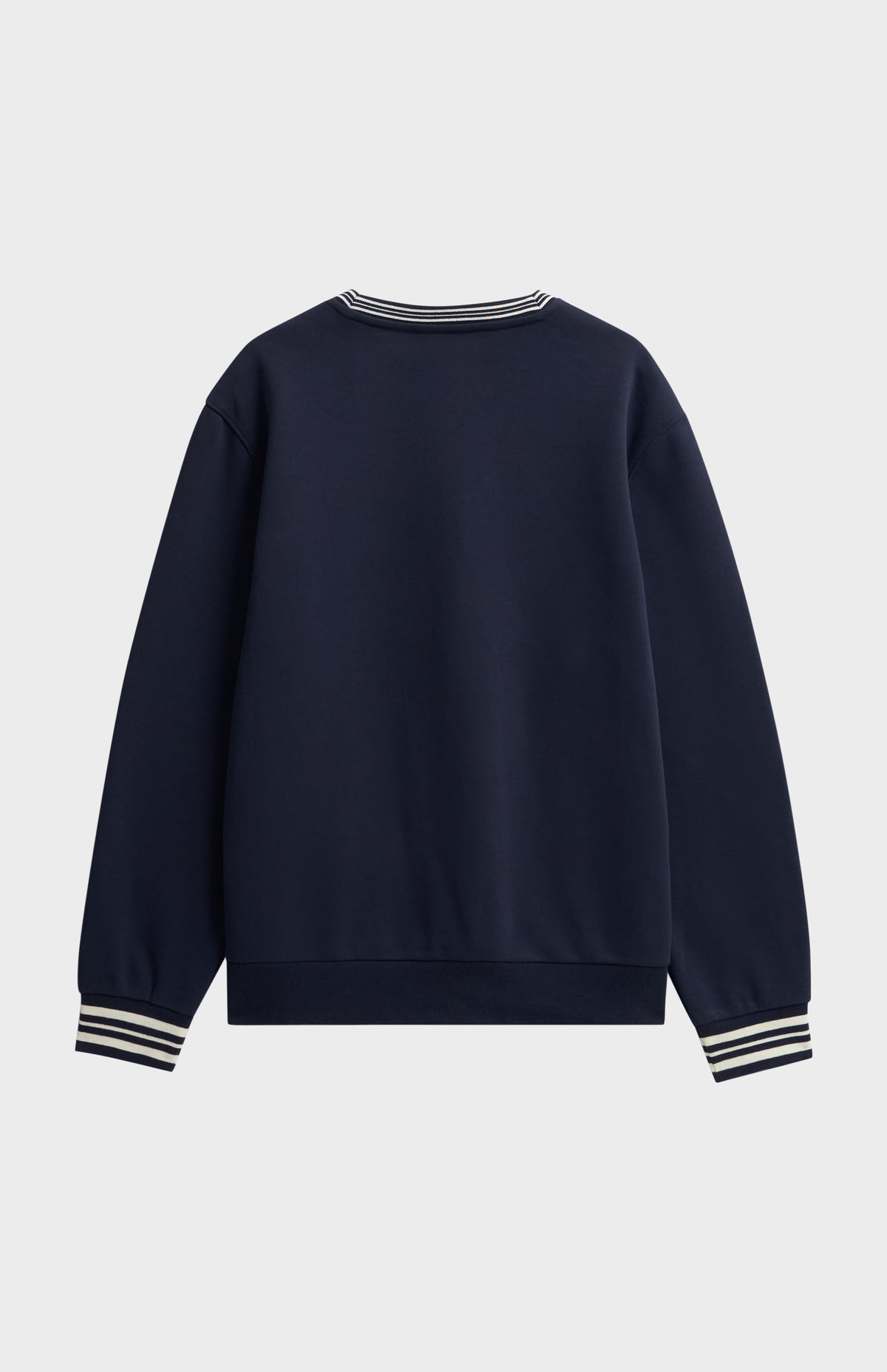 Mens Cotton Crew Neck Sweat in Navy
