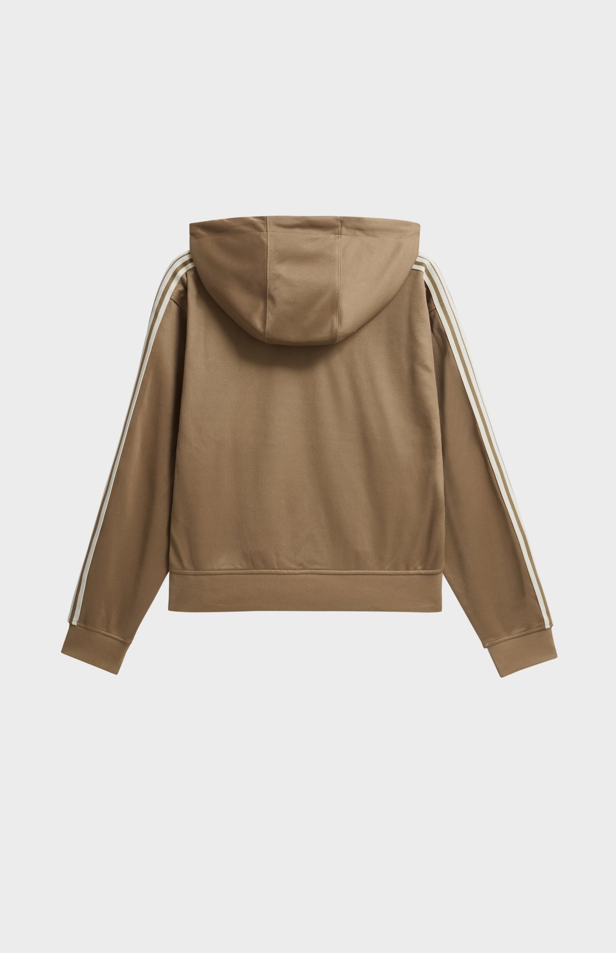 Women’s Interlock Piqué Hoody Sweat In Camel