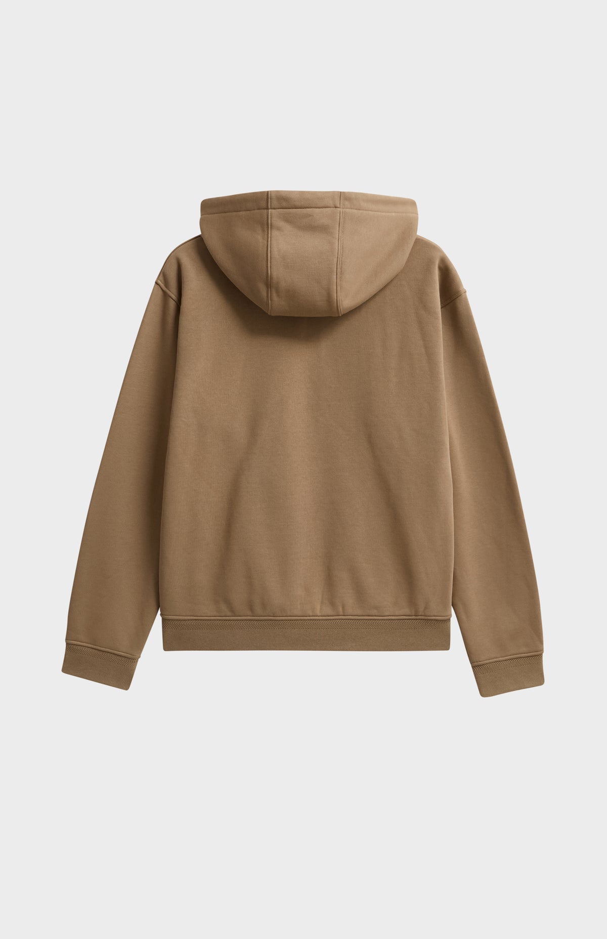 Women’s Brushed Back Pull Over Hoodie In Camel