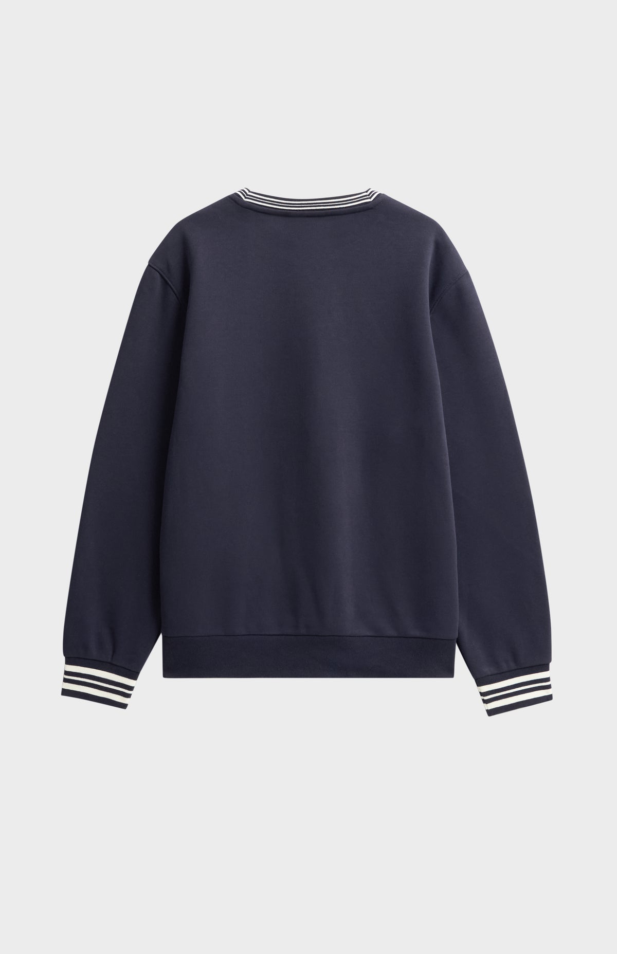Women’s Brushed Back Crew Neck Sweatshirt In Navy