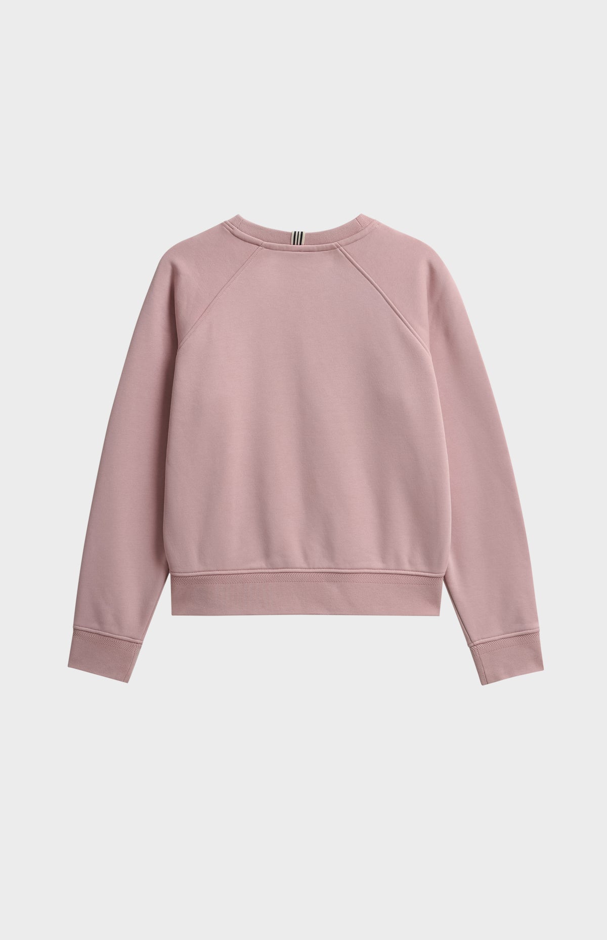 Women’s Brushed Back Crew Neck Sweatshirt In Pink