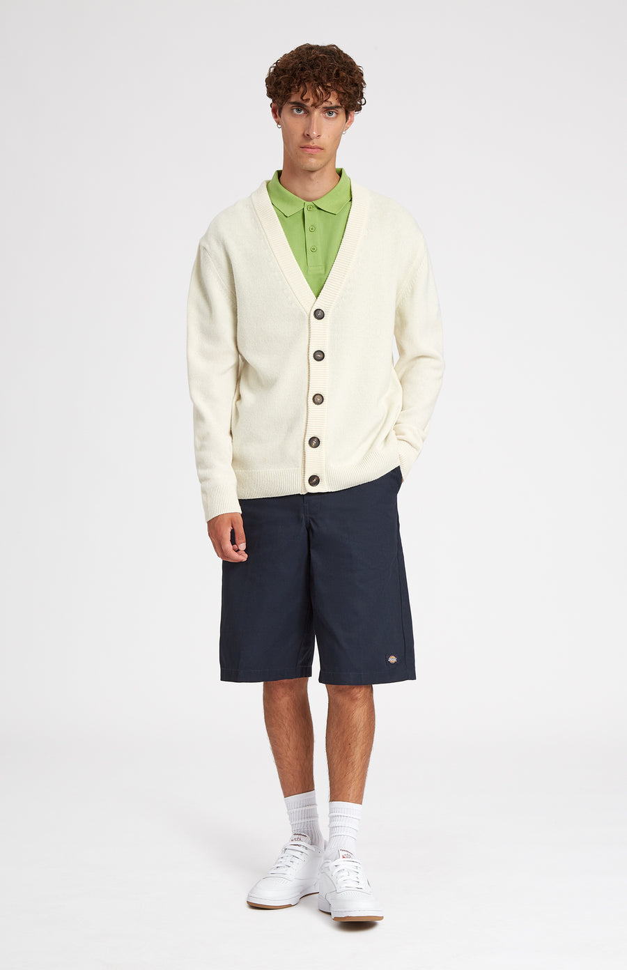 Men's Archive Lambswool Blend Cardigan In Ivory