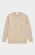 Pringle of Scotland Women's Archive Round Neck Lambswool Jumper in Camel