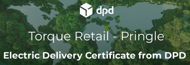 Pringle of Scotland DPD Electric Vehicle Certificates