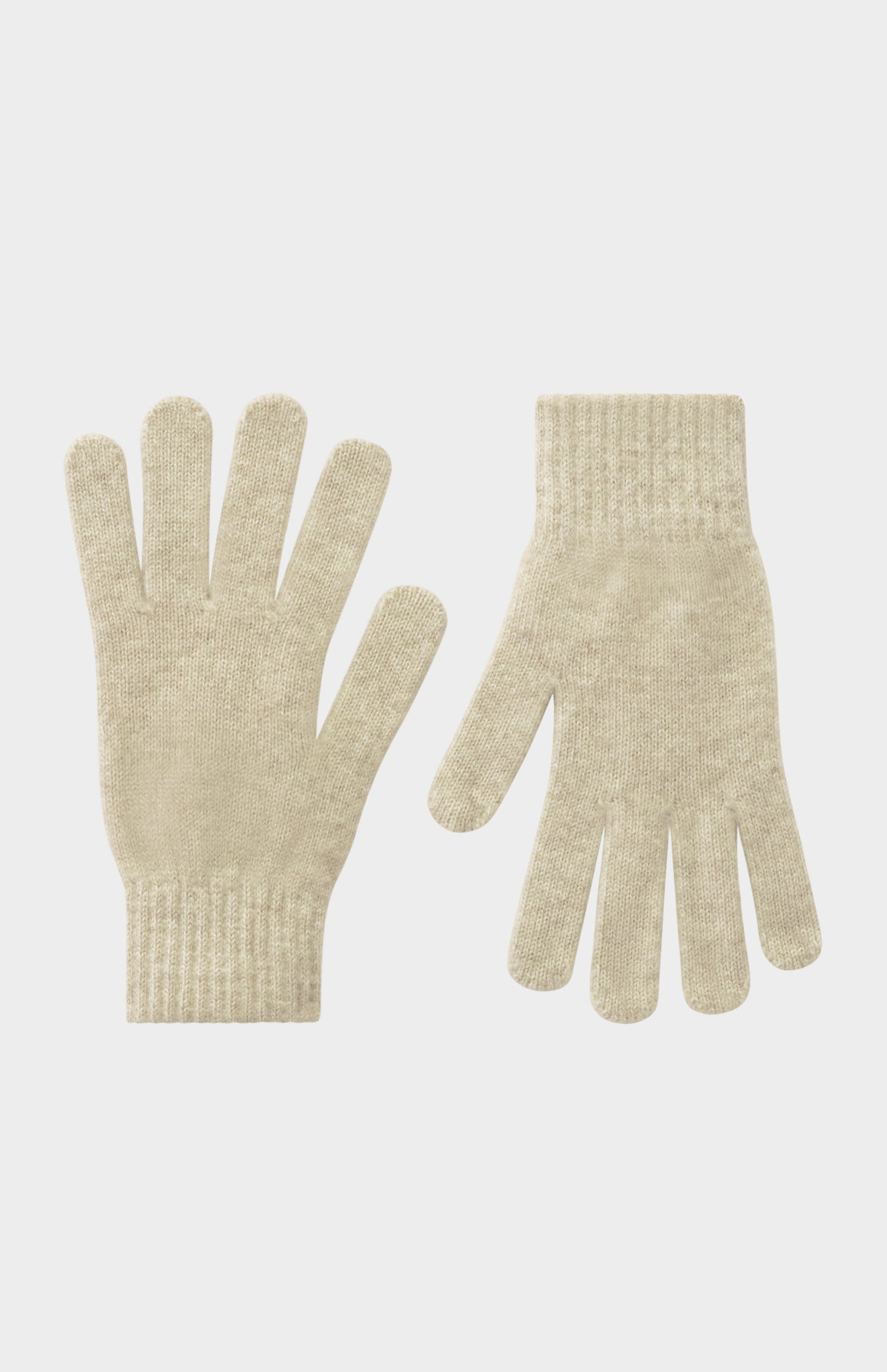 Classic Cashmere Gloves In Oatmeal