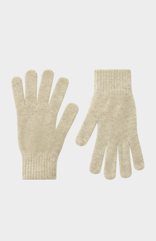 Classic Cashmere Gloves In Oatmeal