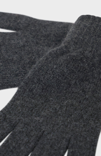 Classic Cashmere Gloves In Charcoal