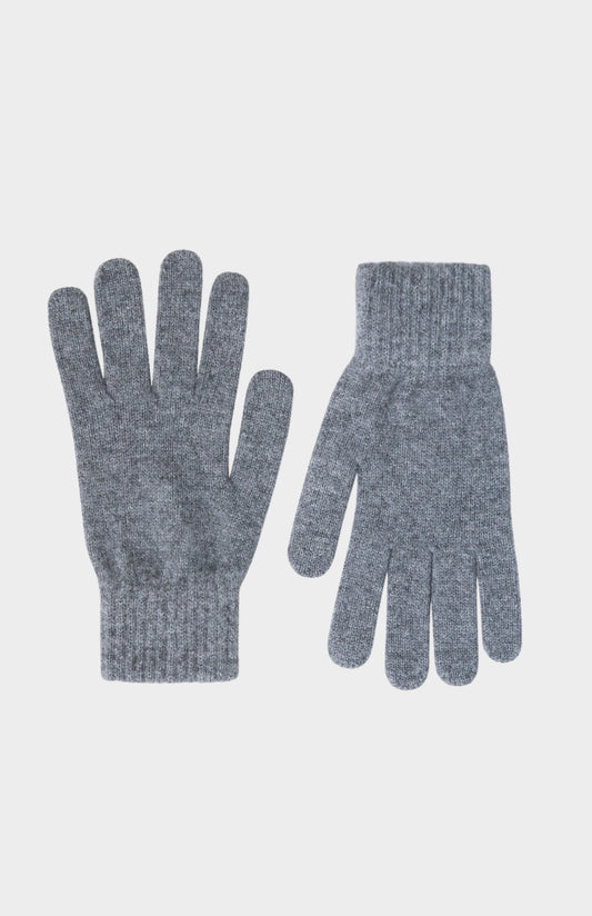 Classic Cashmere Gloves In Grey