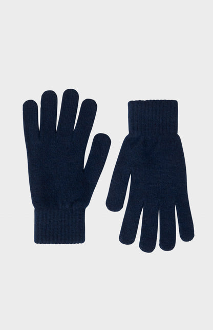 Classic Cashmere Gloves In Navy