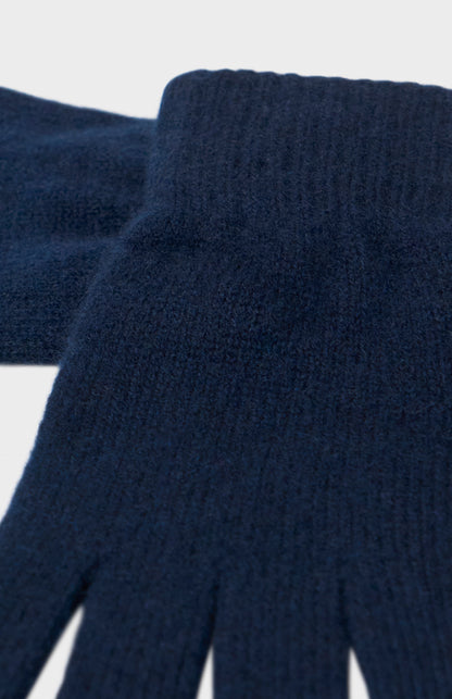 Classic Cashmere Gloves In Navy