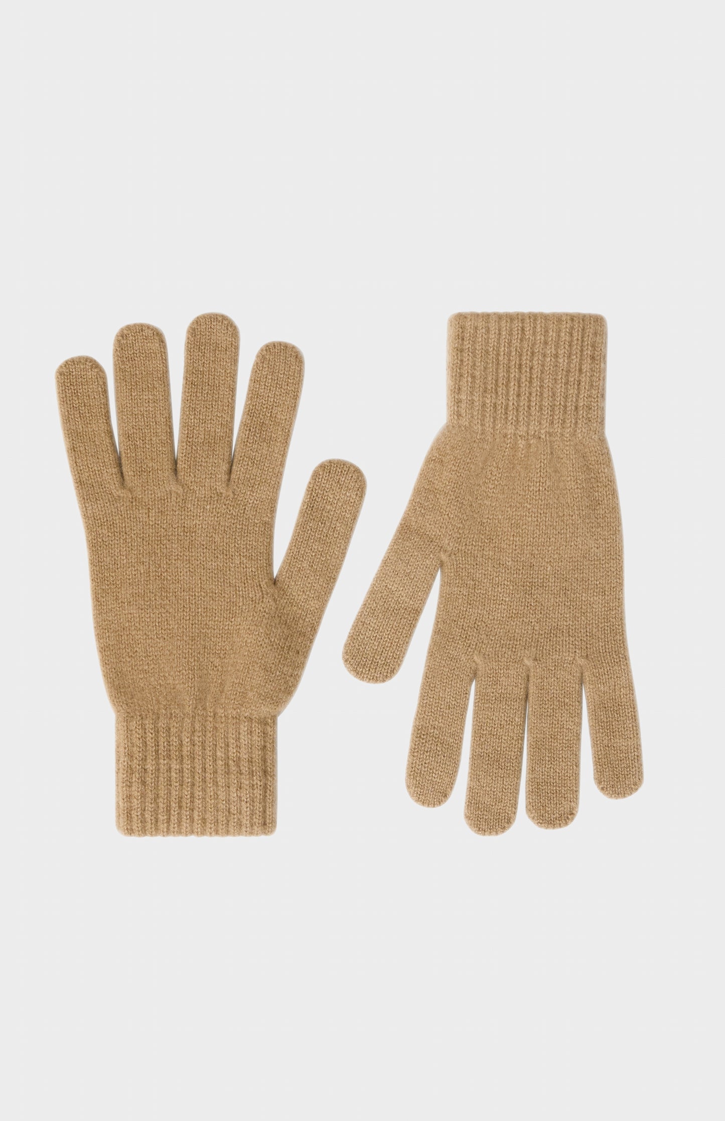 Classic Cashmere Gloves In Camel