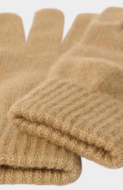 Classic Cashmere Gloves In Camel