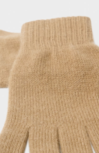 Classic Cashmere Gloves In Camel
