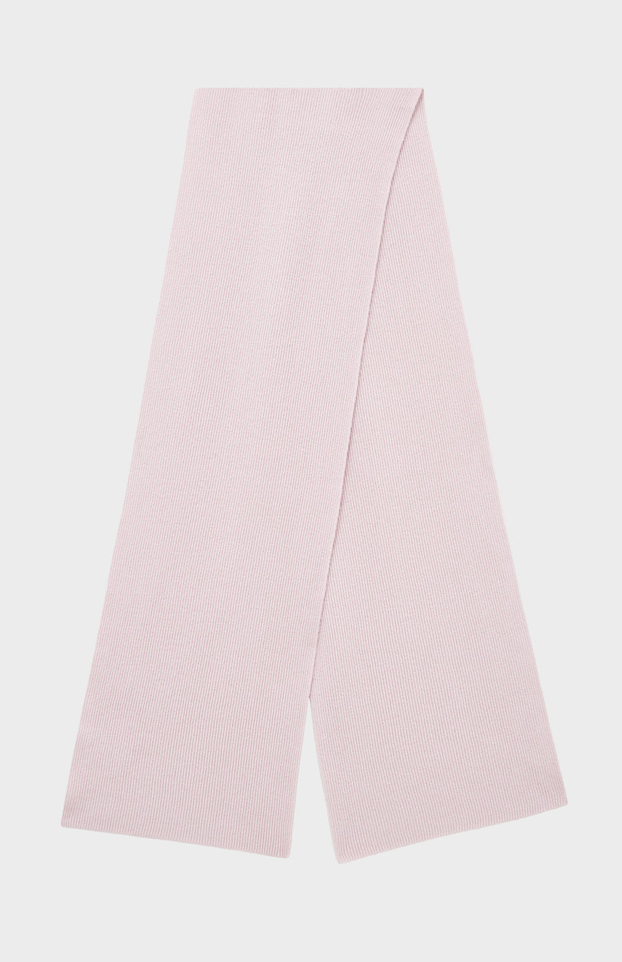 Pringle of Scotland Wool Cashmere Blend Scarf In In Powder Pink