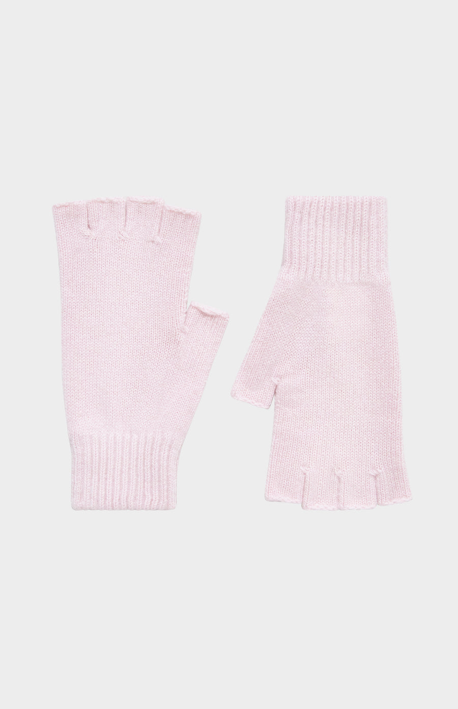 Pringle of Scotland Cosy Cashmere Fingerless Glove In Powder Pink