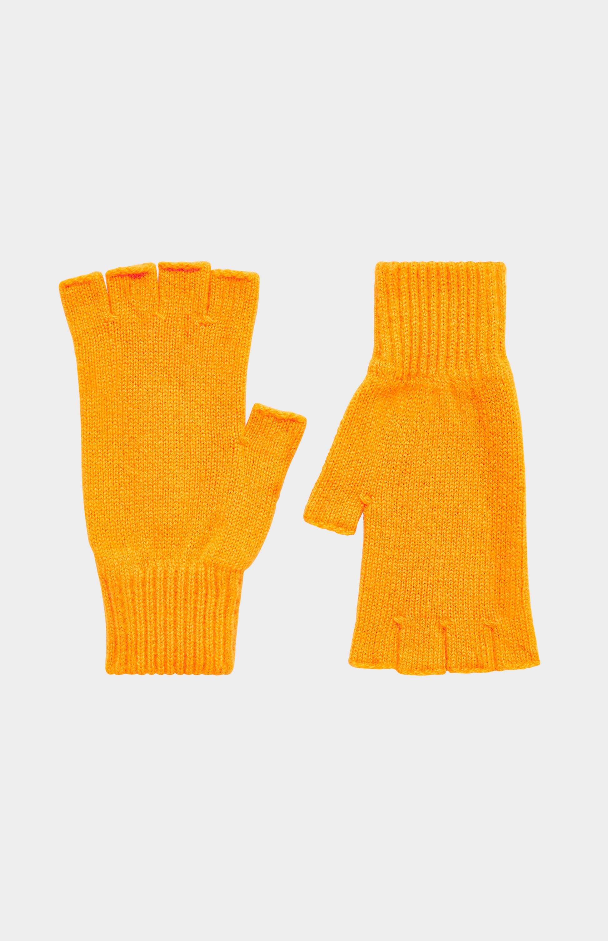 Pringle of Scotland Cosy Cashmere IFingerless Glove n Orange