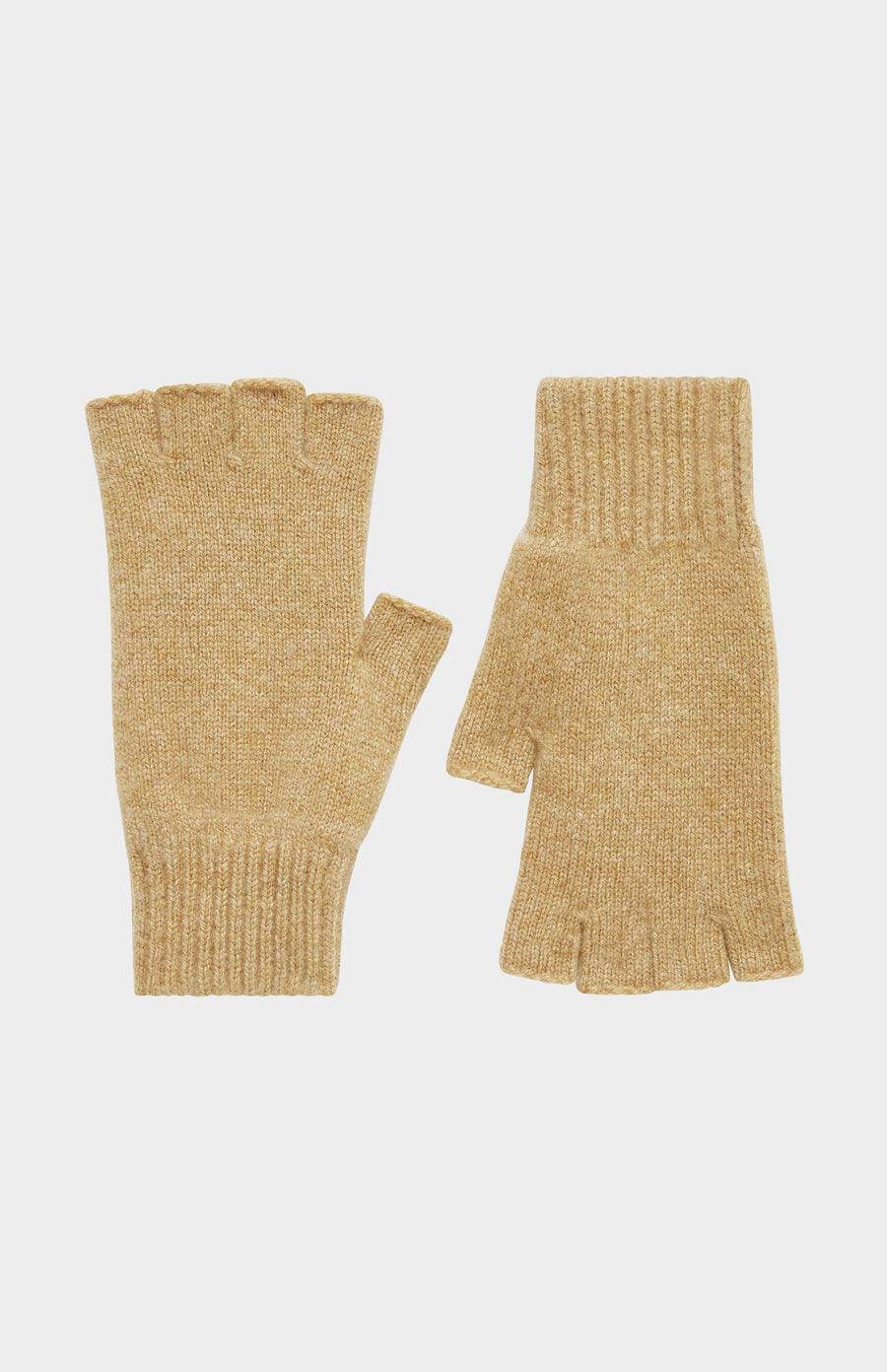 Pringle of Scotland Cosy Cashmere Fingerless Glove In Sand