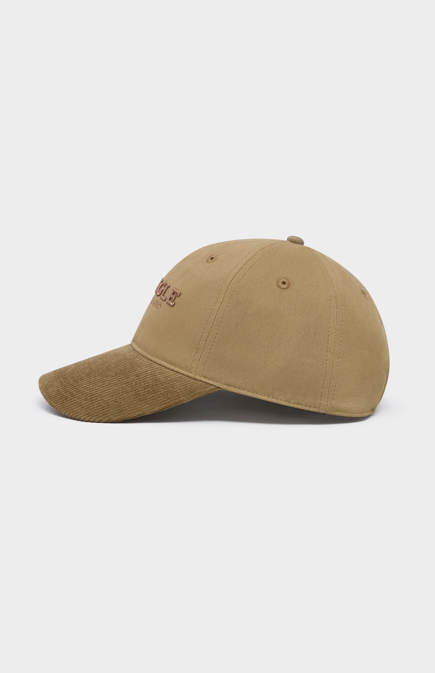 Camel baseball cap with PRINGLE OF SCOTLAND embroidered on the front