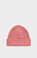 Pringle of Scotland Lambswool Beanie In Sand Rose