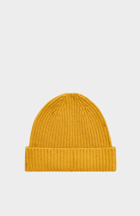 Pringle of Scotland Lambswool Beanie In Honey