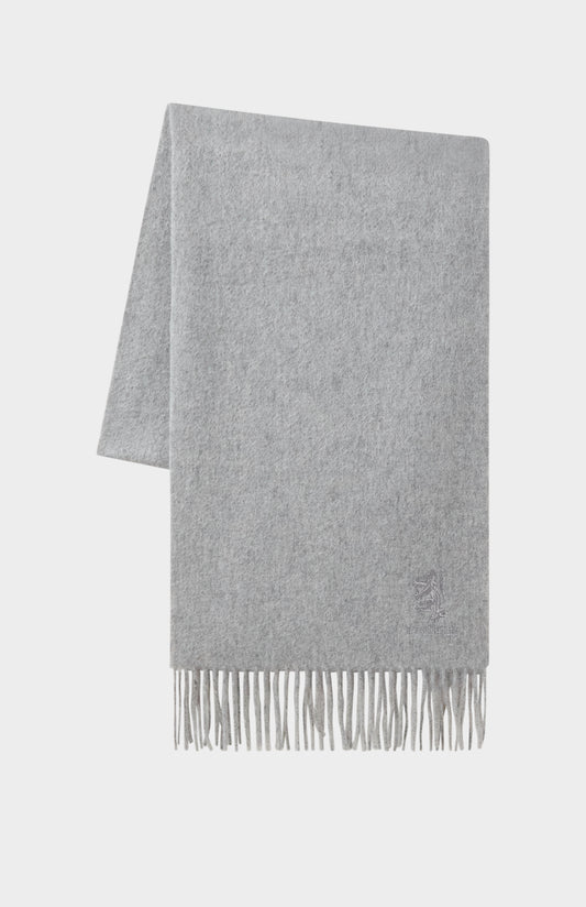 Pringle of Scotland Cashmere Scarf in Derby Grey Melange