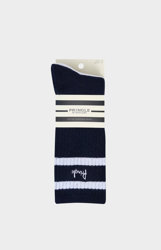 3 Pack Cotton Cushioned Sports Socks in Mixed