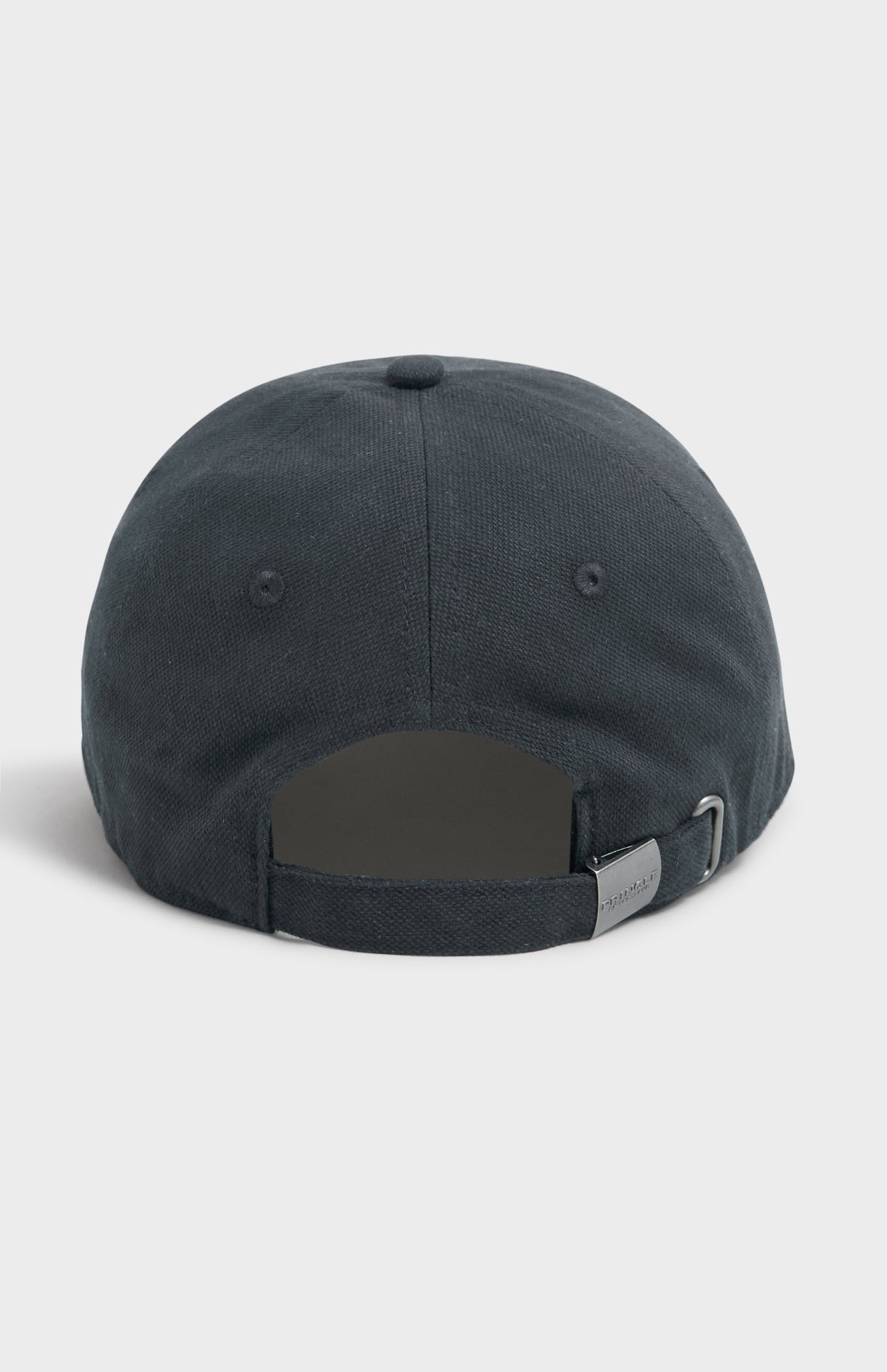Canvas & Suede Cap In Navy & Mushroom