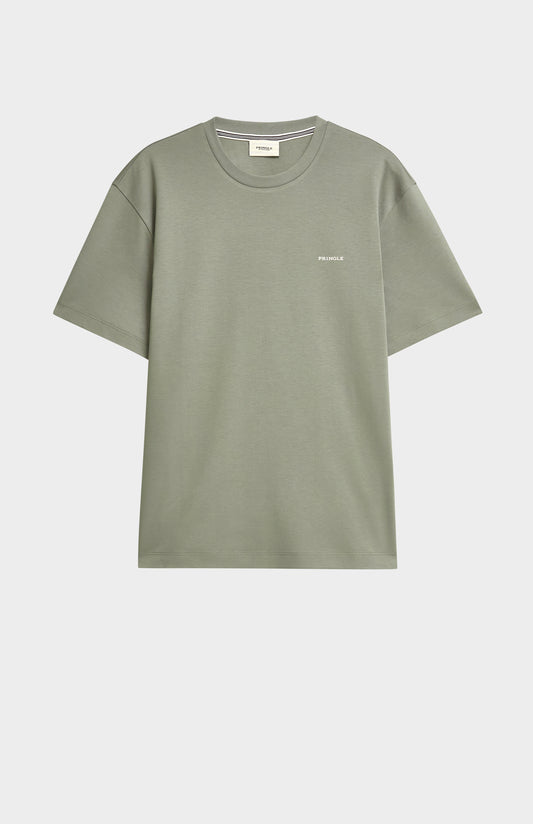 sage green t-shirt on white background