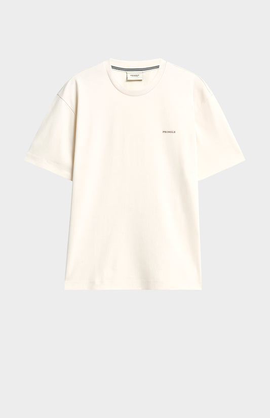 Ecru t-shirt on a white background