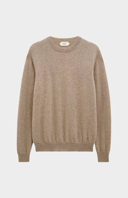 Pringle of Scotland Men’s Cashmere Crew Neck Jumper In Mushroom
