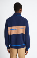 Men's Merino Half Zip Sweater In Ink