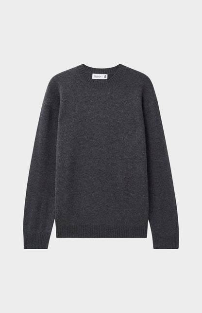 Pringle of Scotland Men's Round Neck Cashmere Jumper In Charcoal