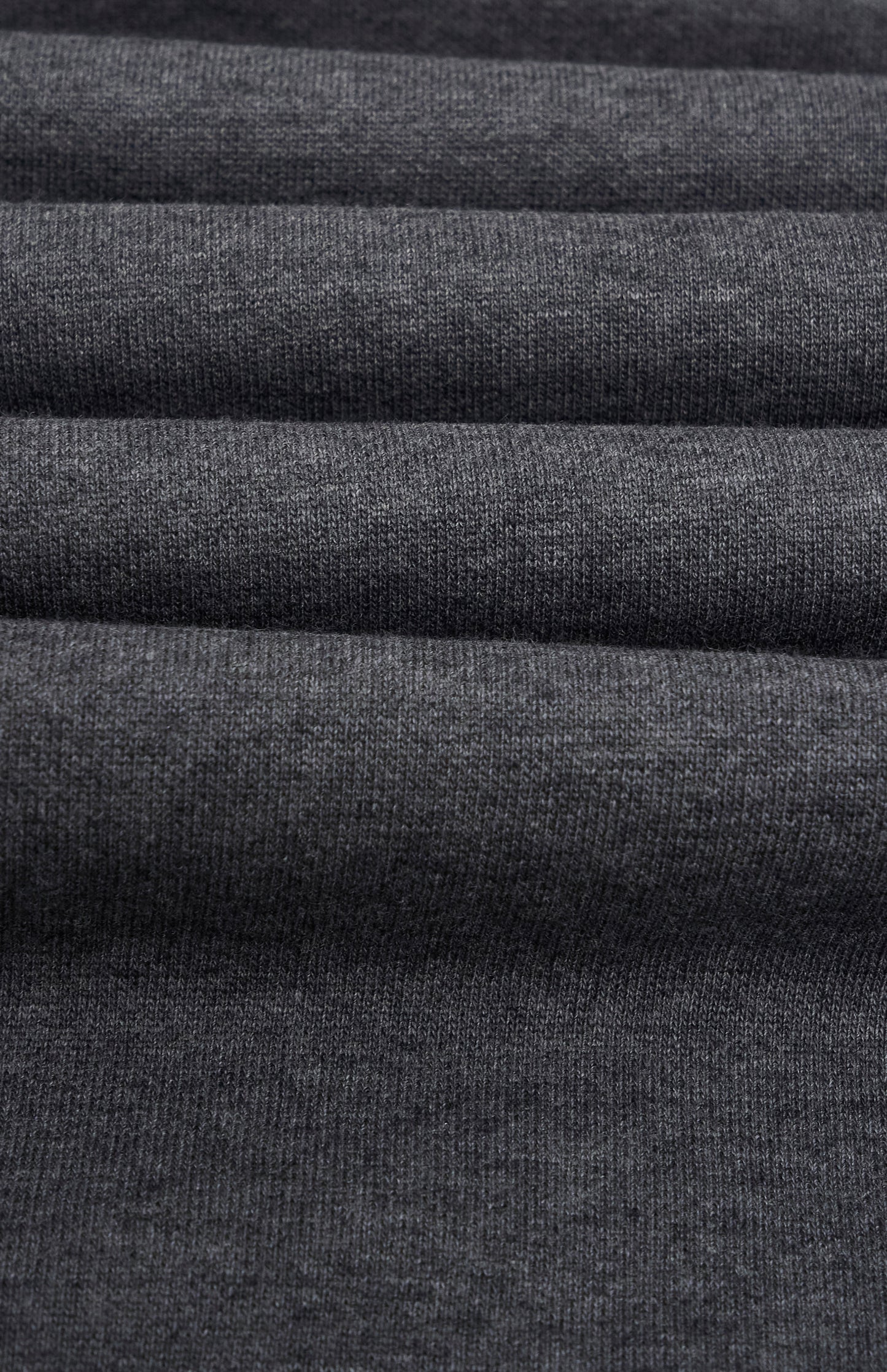 Pringle of Scotland Men's Qtr Zip Track Jumper In Charcoal Melange fabric detail