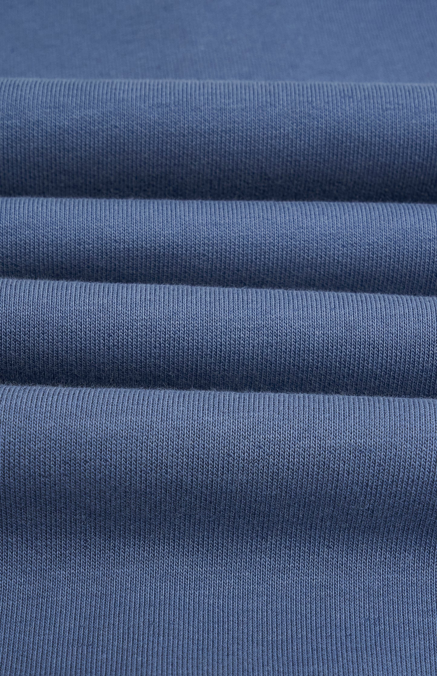 Pringle of Scotland Men's Qtr Zip Track Jumper In Bering Sea Blue fabric detail