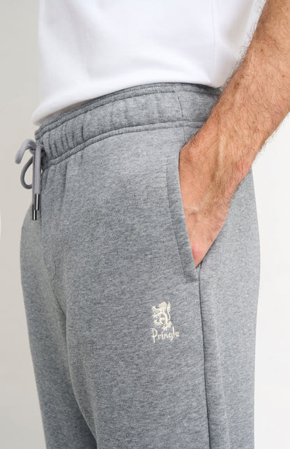 Men's Track Pants In Grey Melange