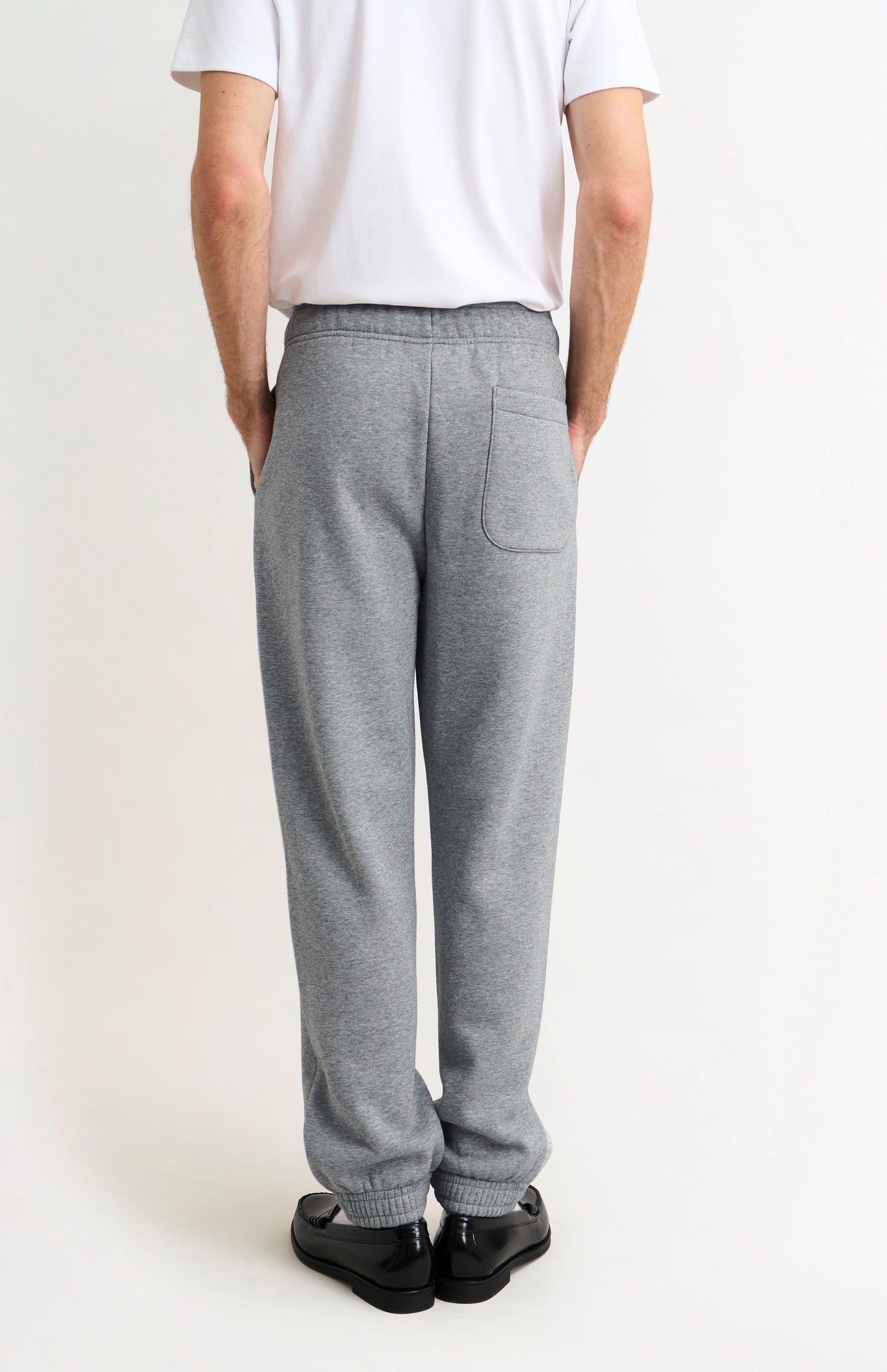 Men's Track Pants In Grey Melange