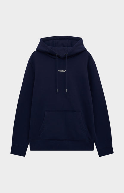 Men's Hooded Jumper In Navy Blue