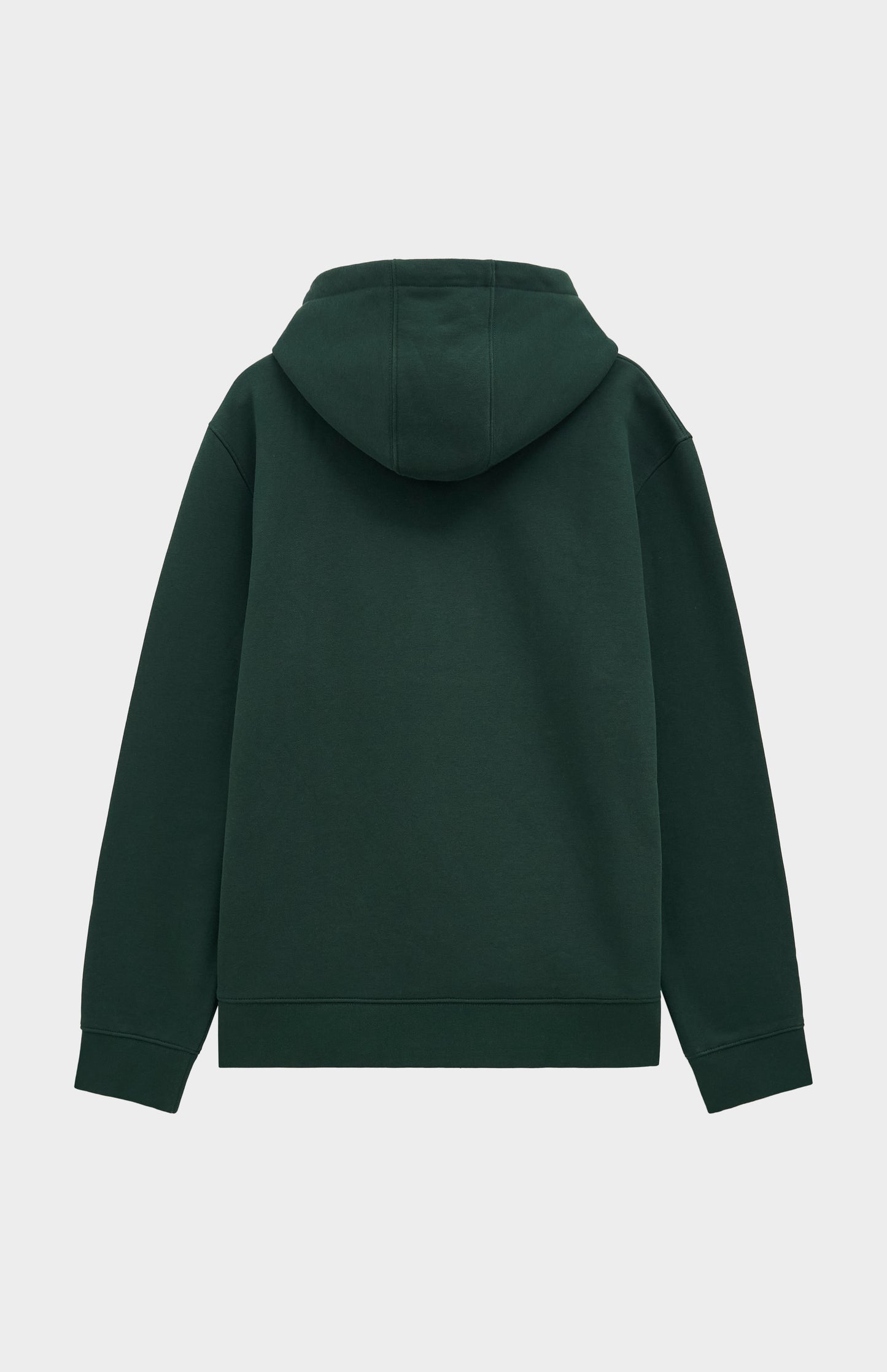 Men's Hooded Jumper In Pine Green