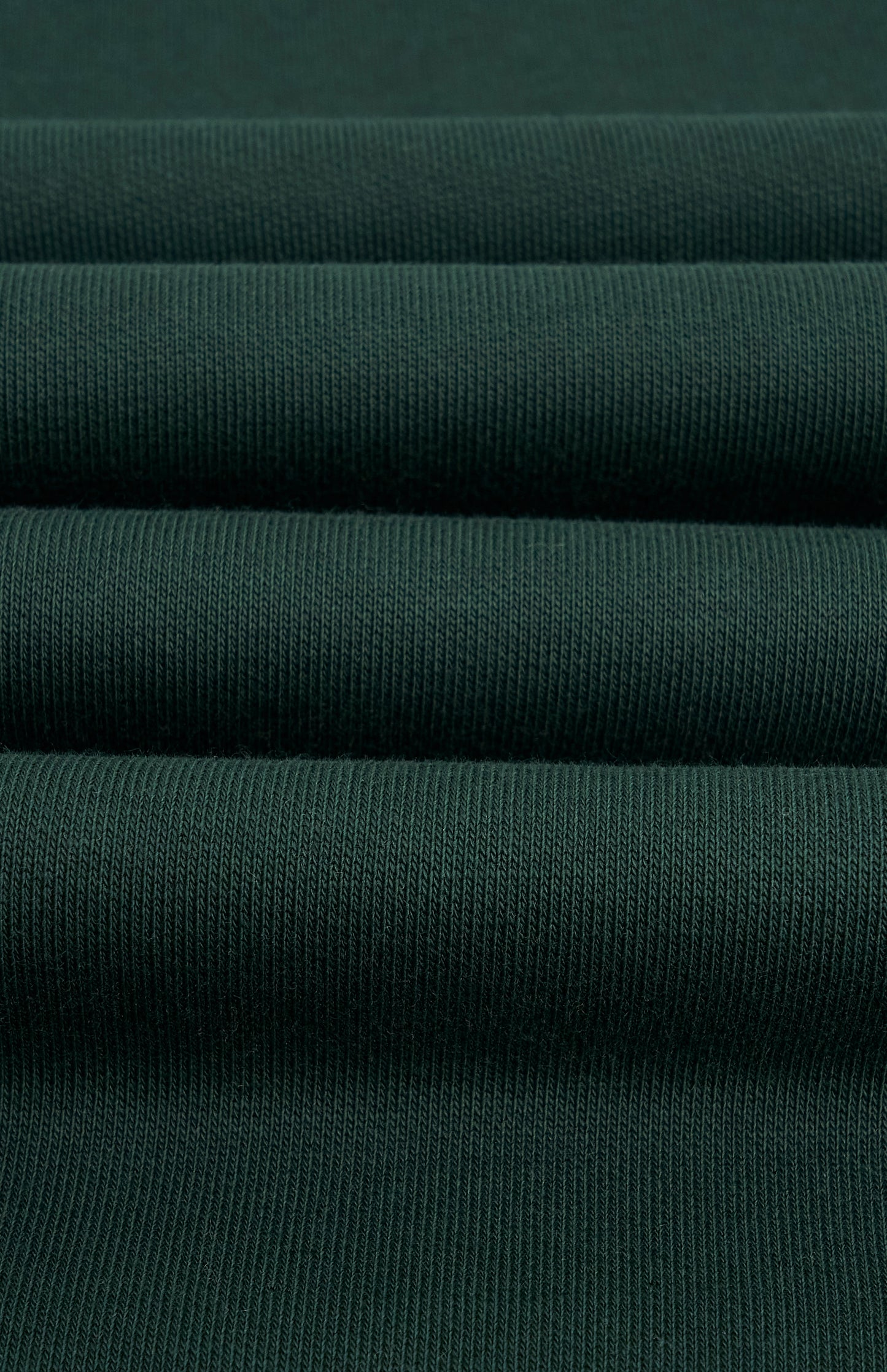 Men's Hooded Jumper In Pine Green