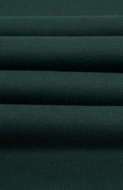 Men's Hooded Jumper In Pine Green