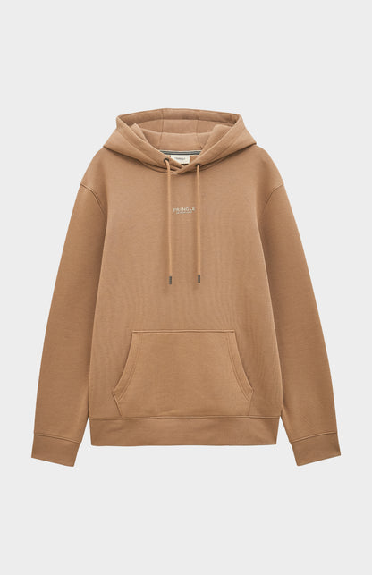 Men's Hooded Jumper In Mushroom