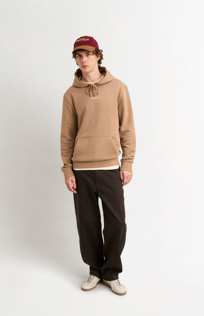 Men's Hooded Jumper In Mushroom