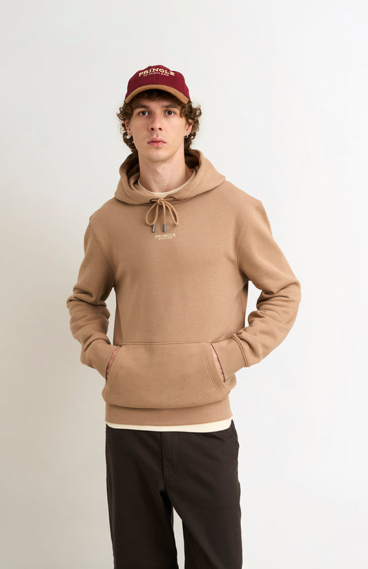 Men's Hooded Jumper In Mushroom