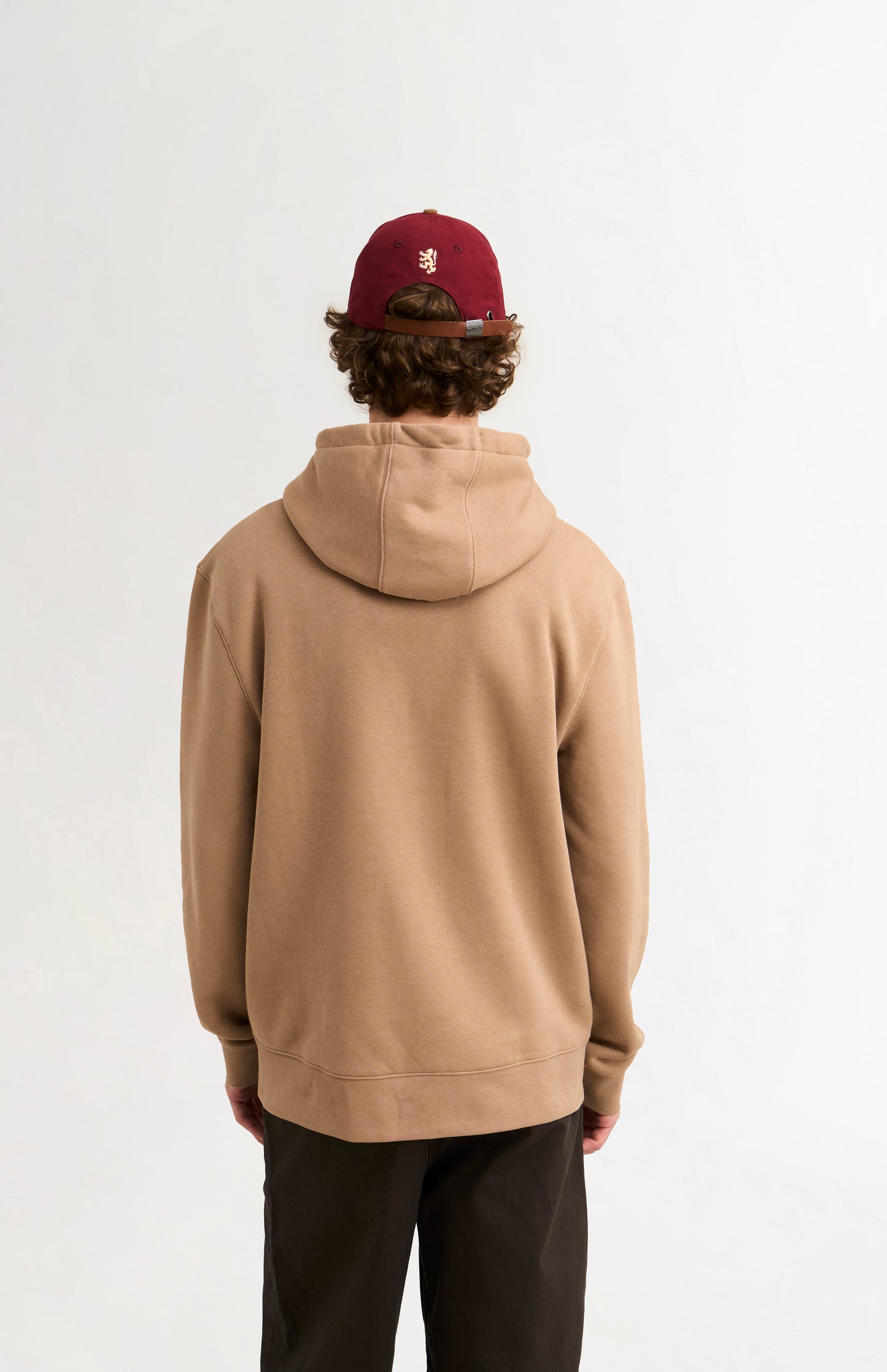 Men's Hooded Jumper In Mushroom