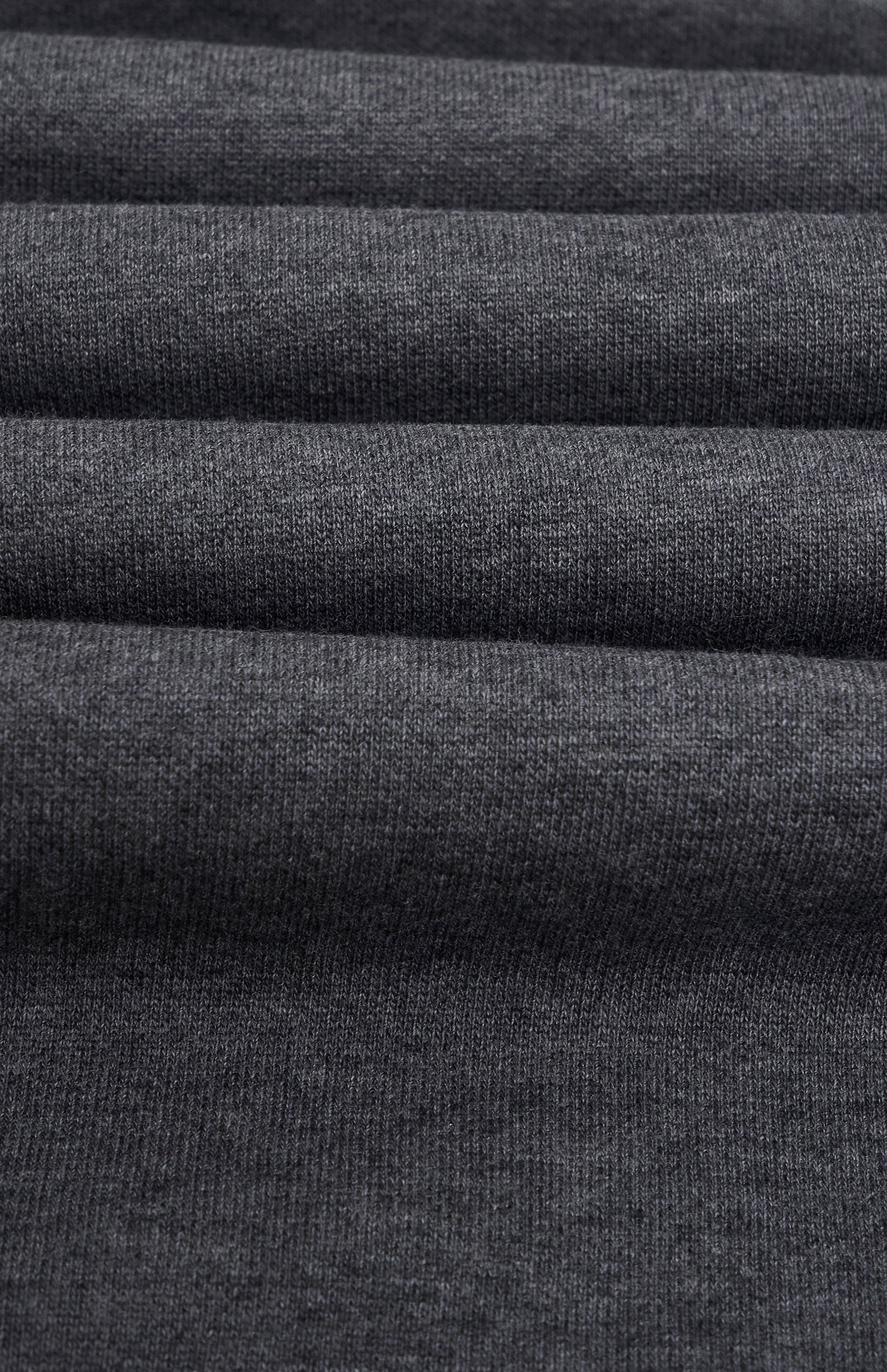 Pringle of Scotland Men's Crew Neck Sweatshirt In Charcoal Melange fabric detail
