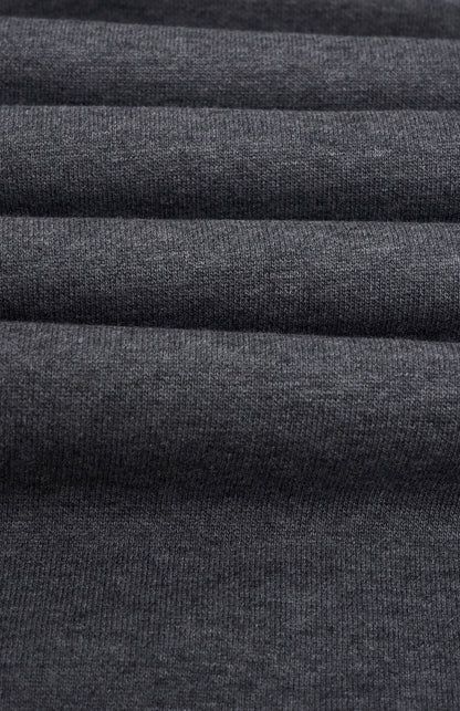 Pringle of Scotland Men's Crew Neck Sweatshirt In Charcoal Melange fabric detail